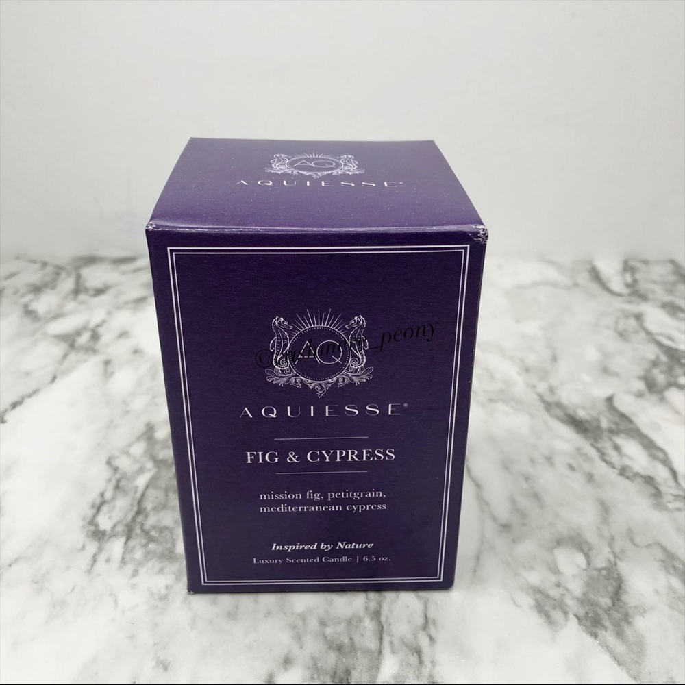 NEW Aquiesse Fig & Cypress Candle